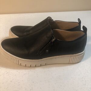 Soul Naturalizer Womens Slip-On Sneakers Black 8.5 M Turner Platform‎ Athleisure